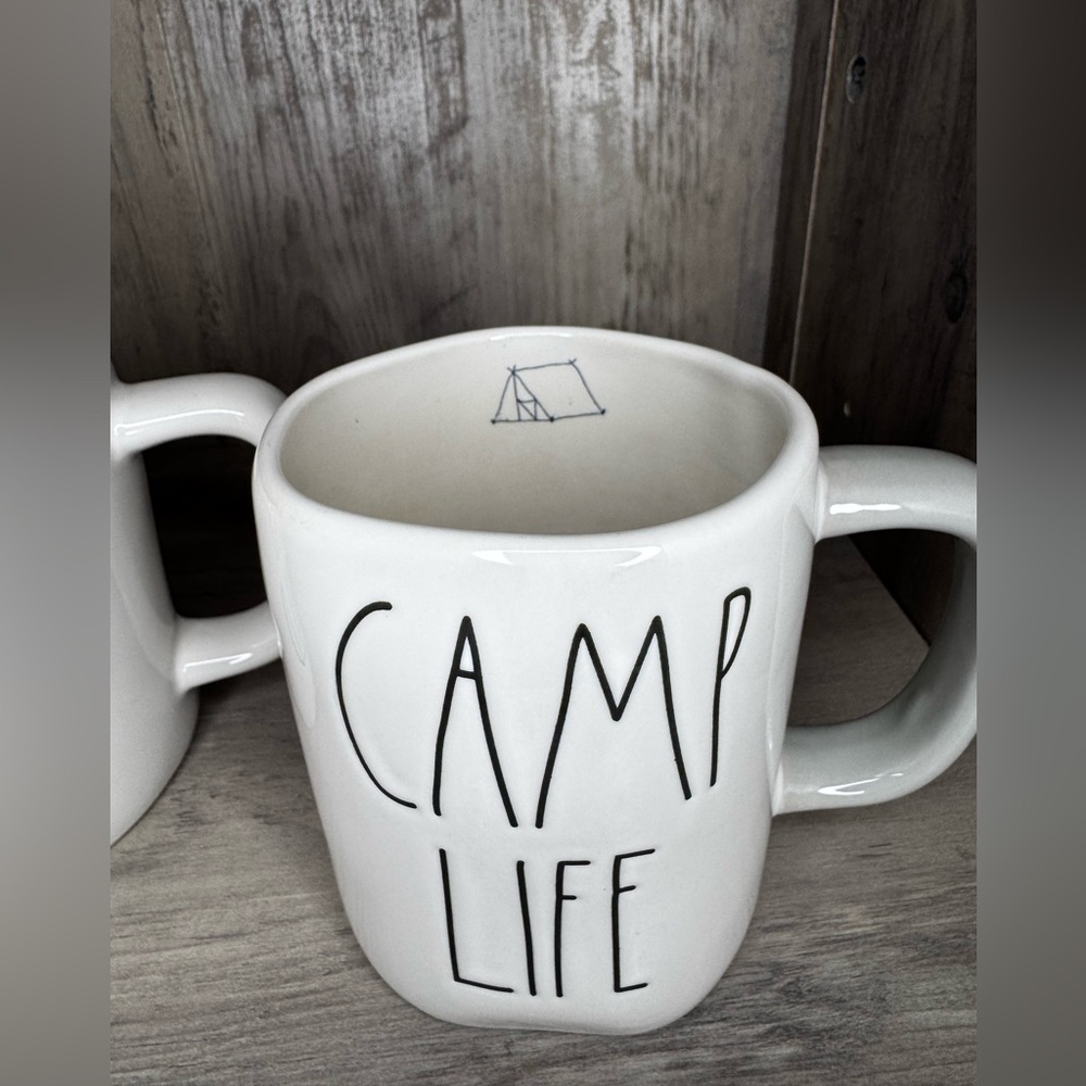 Rae Dunn Mugs Camp 2pk - Picture 2 of 5